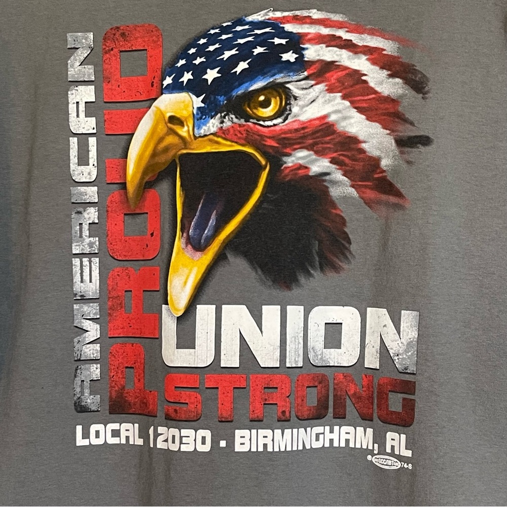 USW United Steelworkers Union Tee Local 12030 Made in USA Union Made Size XL